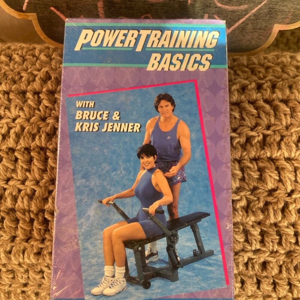 Vintage 1995 Bruce & Kris Jenner Power Training Basics VHS Tape Sealed